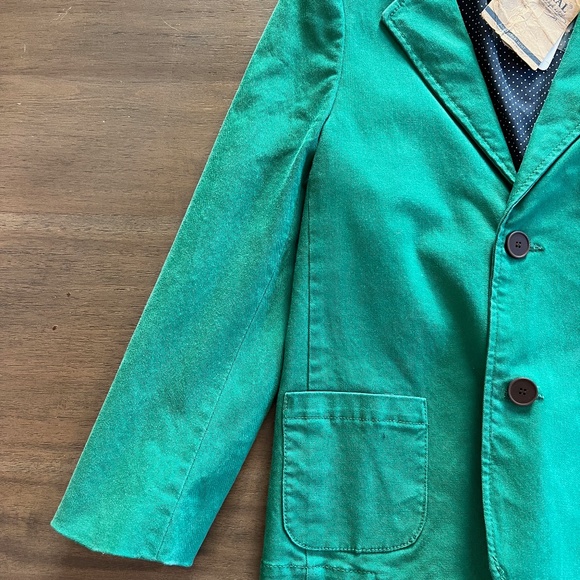 New Boys Mayoral Green Sport coat Blazer - Picture 3 of 8